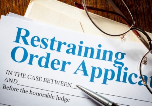 Paperwork used for orders of protection in Central Illinois